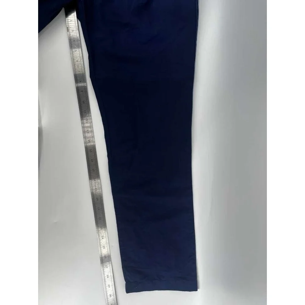 Vineyard Vines Pull On Pants Mens Sz M Blue Straight Drawstring Flat‎ Front